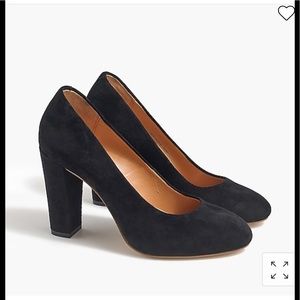 Jcrew olive suede pumps